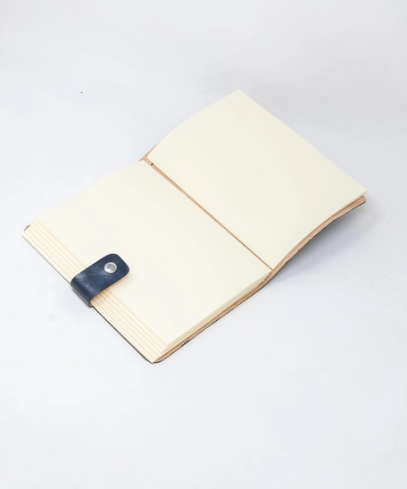 Mustafa Mahmoud Blue Leather Notebook