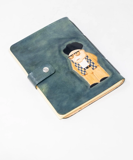  Abbas Al-Aqqad Leather Notebook