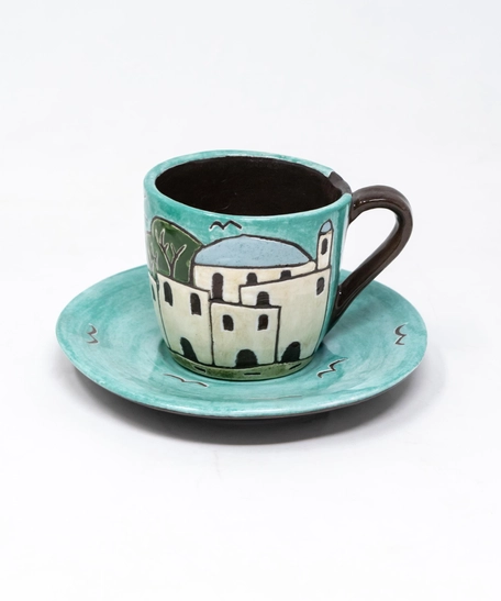 Turkish Coffee Cup and Saucer