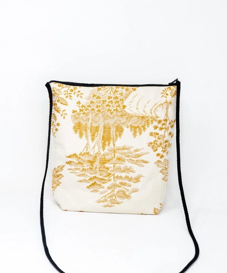 Baroque Print Crossbody Bag