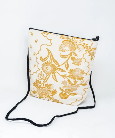 Baroque Print Crossbody Bag