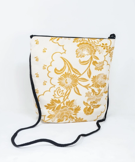 Baroque Print Crossbody Bag