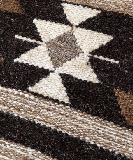 Rectangle Brown Rug - Elaborate Pattern