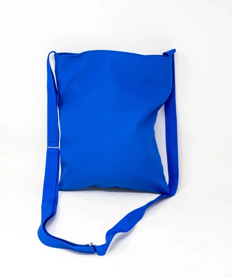 Rectangular Blue Cross Body Bag