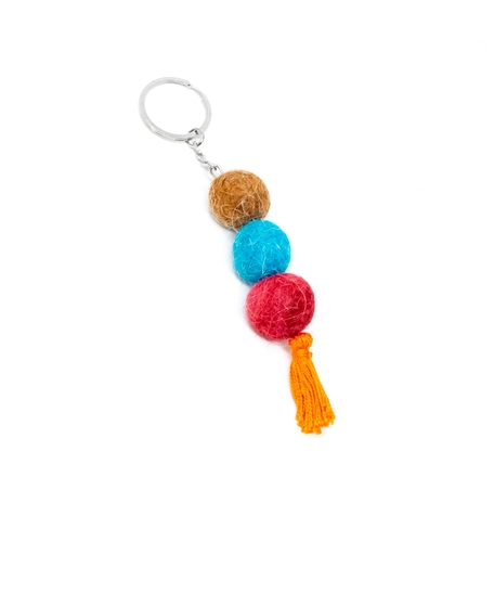 ميدالية مفاتيح - ثلاث كرات ملونة