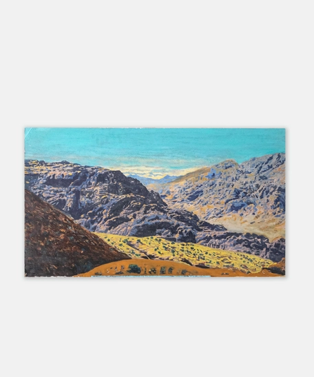 لوحة جدارية خشب مضغوط - جبال ضانا/الأردن