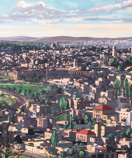 Canvas Wall Painting - View Over East Jerusalem