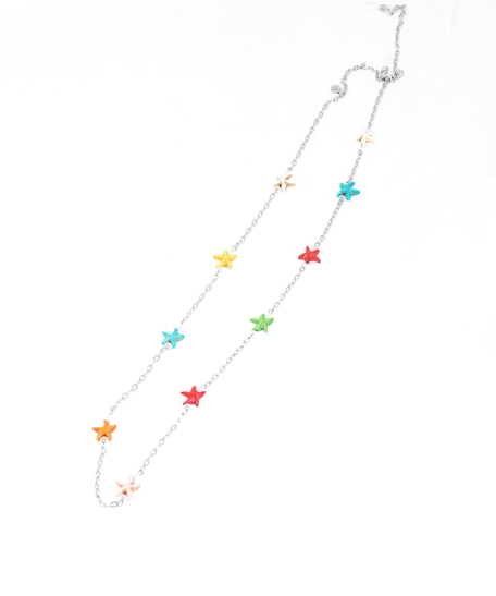 Silver Glasses Strap with Star Charms