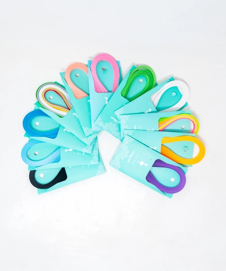 Quilling Strips - Baby Blue
