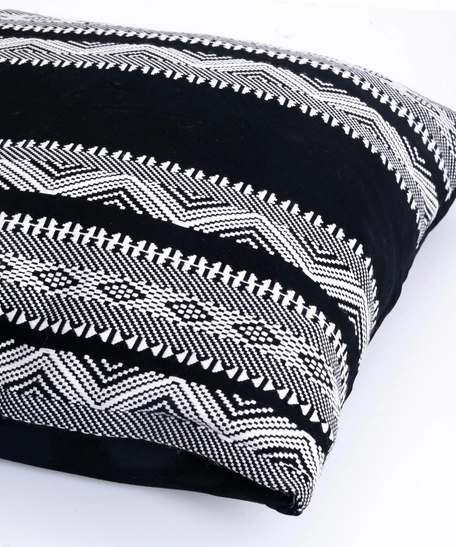 Black and White Motifs Cushion