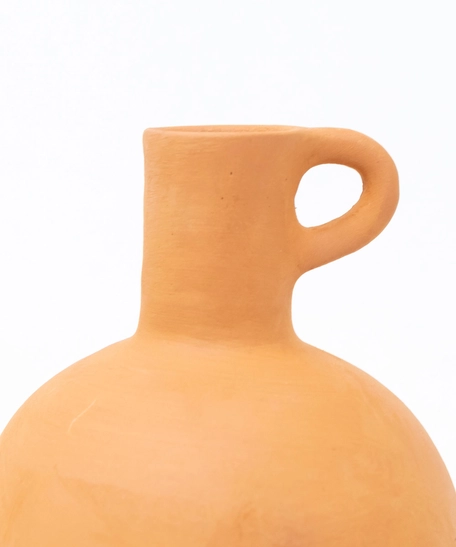 Nabataean Pottery Jar - Pyramid Motifs