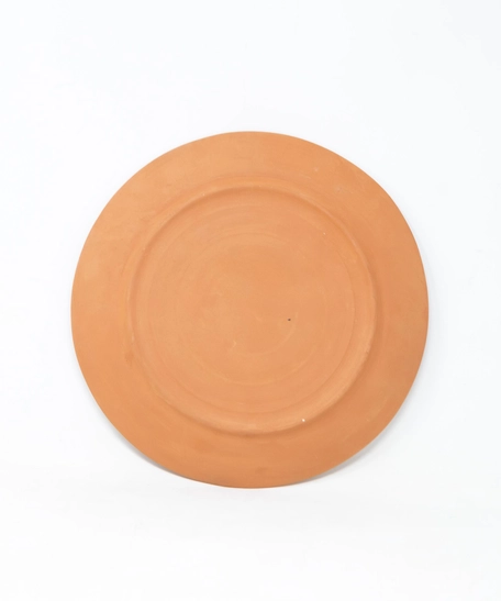 Round Pottery Serving Plate