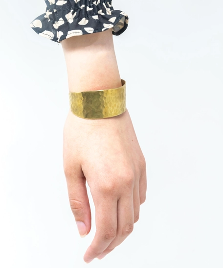 Copper Nabatean Cuff Bracelet - Simple