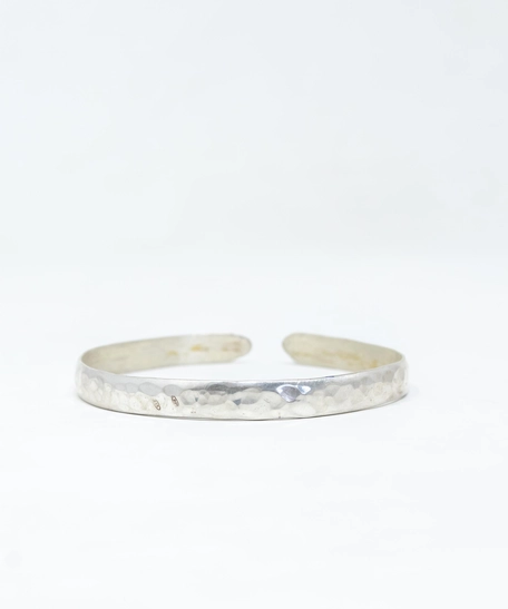 Open Bangle Silver Bracelet