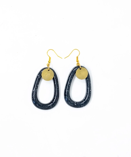 Oval Resin Earrings