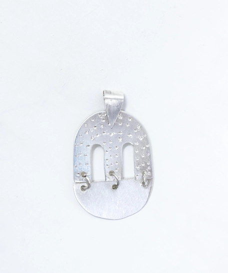 Silver Abstract Camel Charm