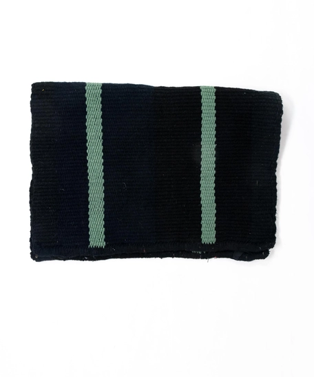 Black Woolen Laptop Cover - Light Green