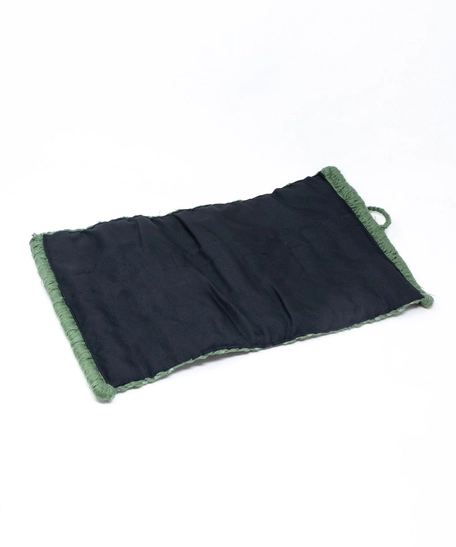 Woolen Roll Up Pouch Organizer - Teal