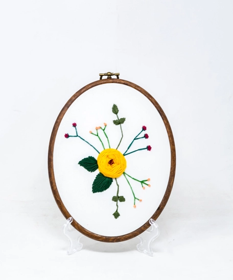 Flower Embroidery Hoop