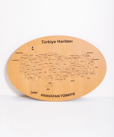 بزل خشب - خريطة تركيا