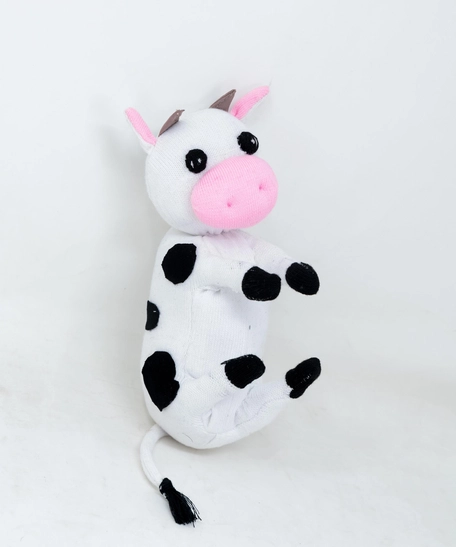 Girl and Cow Stuffed Toys