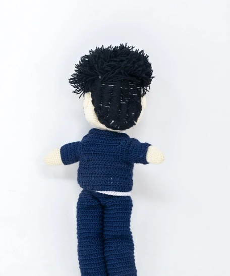 Crochet Groom Stuffed Doll