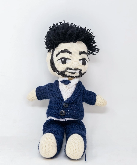 Crochet Groom Stuffed Doll