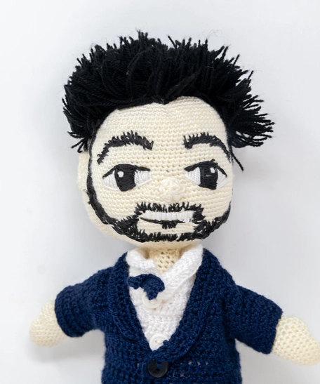 Crochet Groom Stuffed Doll