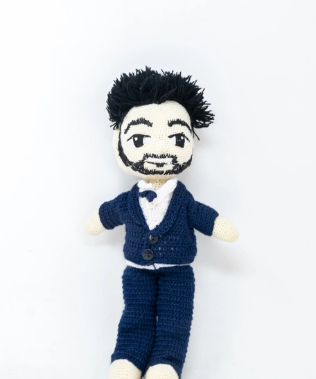 Crochet Groom Stuffed Doll