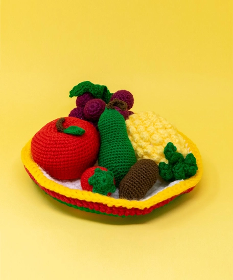 Crochet Fruit Basket Set