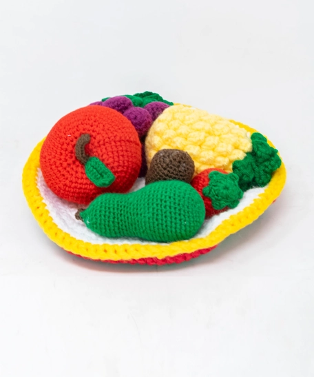 Crochet Fruit Basket Set