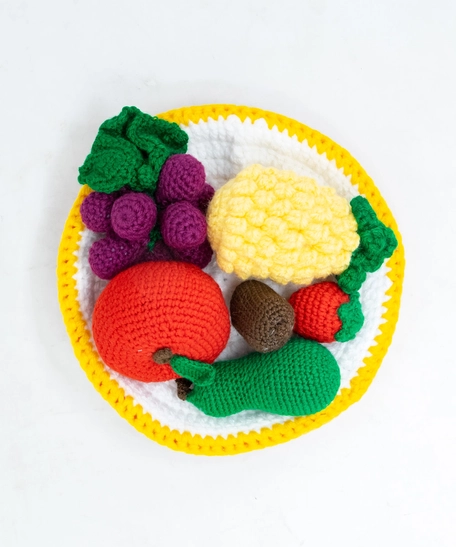 Crochet Fruit Basket Set