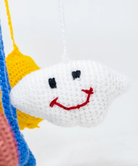 Baby Crochet Crib Pendant 