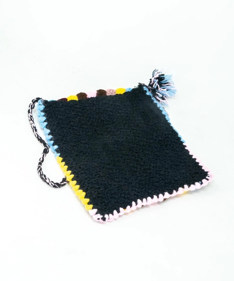 Crochet Shoulder Bag - Multicolor