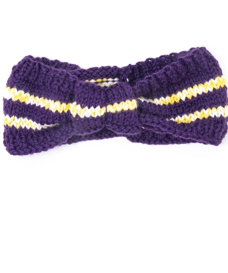 Purple Crochet Hair Band