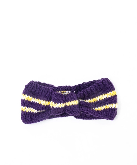 Purple Crochet Hair Band