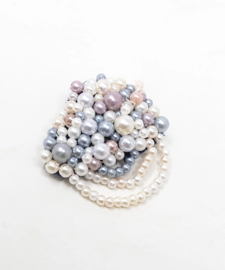 Pearls Broach - Multicolor