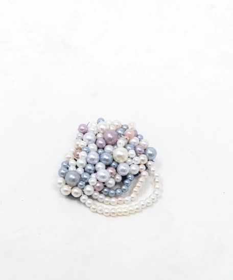 Pearls Broach - Multicolor