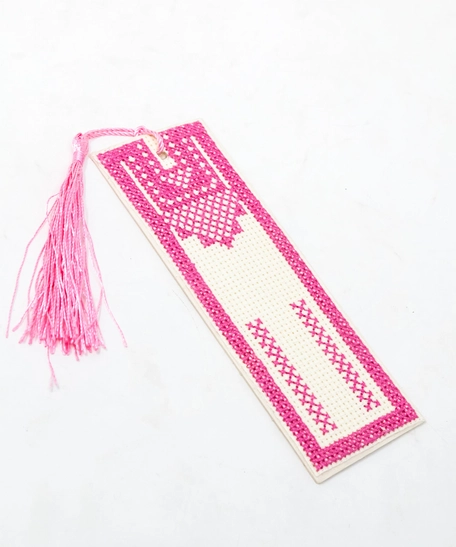 Palestinian Thobe Bookmark - Green & White