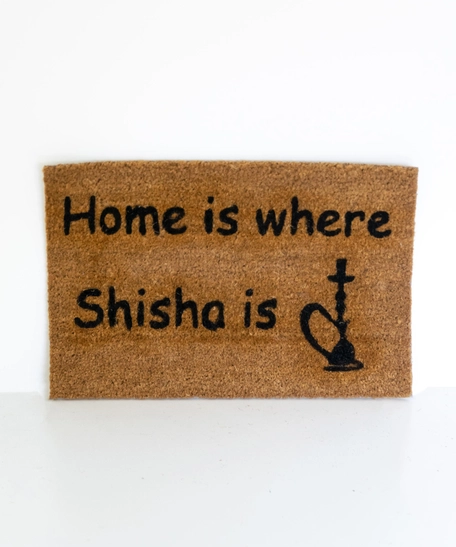 Door Mat - Home is Where Shisha is - Large