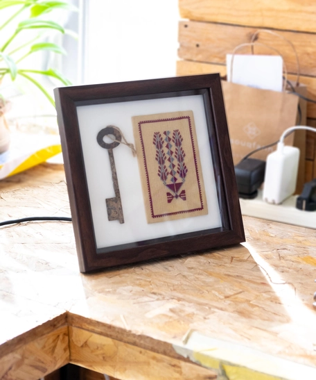 Embroidery Frame with a Key