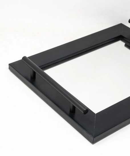 Mirror Tray with Black Frame