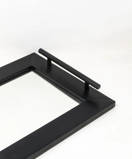 Mirror Tray with Black Frame