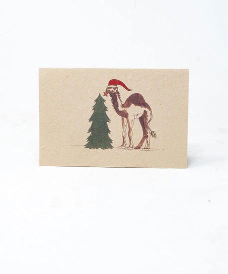 Recycled Postcard - Christmas Theme - 