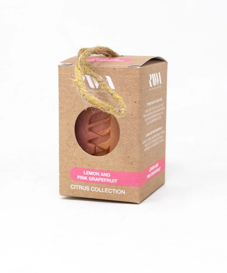 Lemon and pink Grapefruit Soap Bar - Rectangle 