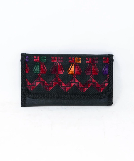 Trifold Wallet - Multi Embroidery Patterns - Pattern 3