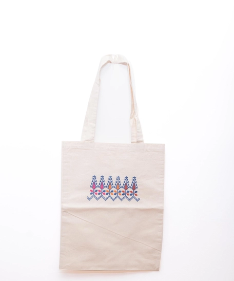 Embroidered Tote Bag - Multi Pattern - Pattern 5