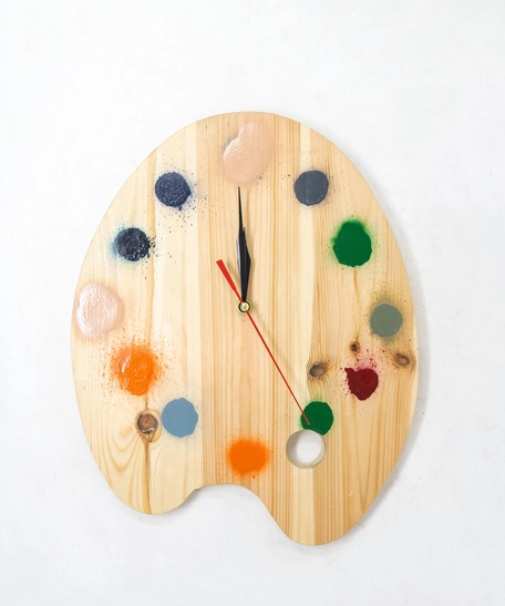 Artist Palette Clock