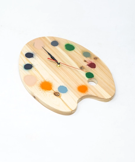 Artist Palette Clock