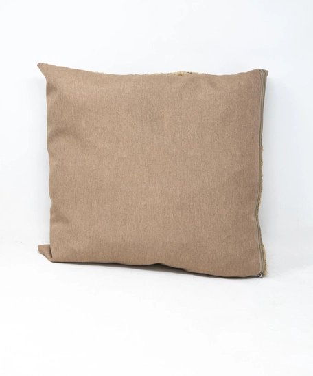 Beige Handmade Cushion Cover